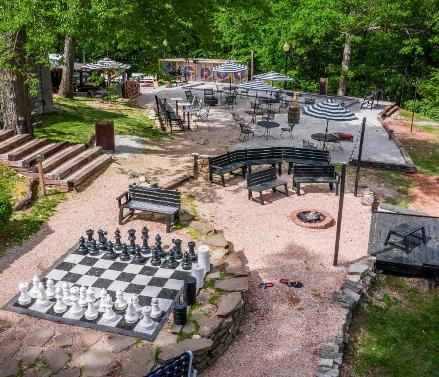 Entertainment area Eureka Springs